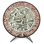 Ceramic plate, 'High Priest of the Maya'