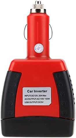 Gracelove 150W Professional Car Power Inverter Charger Adapter 12V DC to 110V AC and 5V USB Charger