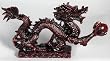 Best Lunar New Year Gift Ideas - 8" Chinese Prosperity Pearl in Claw Lucky Red Dragon Statue