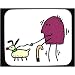 Mauspad mit der Grafik: K�rper, Haustier, Walking, Individuums, Personen, Person, traurig, Zuckerrohr, Menschen, Aufmerksamkeit, Absorbentien, Tier, B�rger, Einzelpersonen, Gef�hl, �ltere Menschen, menschlich, senior, Hund, Leute, Eintritt in den Ruhestand