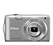 Nikon COOLPIX S3300 16 MP Digital Camera with 6x Zoom NIKKOR Glass Lens and 2.7-inch LCD (Silver) (Discontinued by Manufacturer)