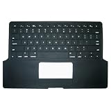 Rasfox Preprinted Keyboard & Palm Silicone Skin 13-inch Macbook Aluminum Unibody and 13-Inch Pro - Black