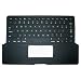 Rasfox Preprinted Keyboard & Palm Silicone Skin 13-inch Macbook Aluminum Unibody and 13-Inch Pro - Black