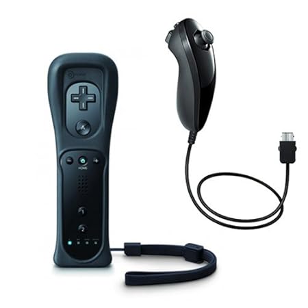 Nintendo Wii Remote and Nunchuck Controller Combo - Black (Non Oem)