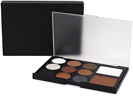 Mf Cosmetic 9 Earth Color Matte Pigment Eyeshadow Palette Makeup Set with Concealer Bronzer Palette