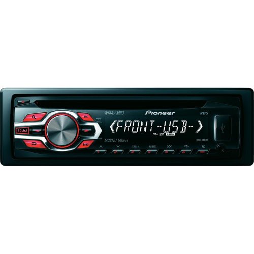 Pioneer DEH-140UBB CCD-/MP3-Player (USB 2.0, Tastenbeleuchtung rot, Displaybeleuchtung blau)