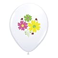Daisies and Ladybugs Balloons - 100-pk.