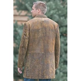 Mens Jerry Lambskin Walking Coat by Overland
