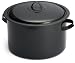 Kitchen & Housewares : Bene Casa Enamel Stock Pot/Corn Pot, 11.8QT (Black)