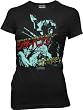 Edward Scissorhands Japanese Movie Poster Black Ladies/Juniors T-shirt Tee
