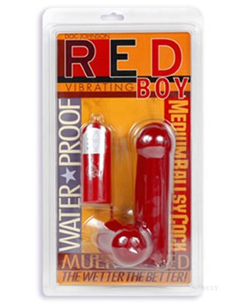 Red Boy Toy - Vib Ballsy Medium Wp