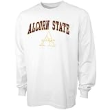 Alcorn State Braves Youth White Bare Essentials Long Sleeve T-shirt