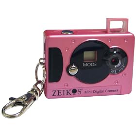 Click here to buy Zeikos ZE-KDC31-P Mini Digital Keychain Camera (Pink).