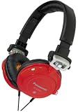 Panasonic RP-DJS400-R DJ Street Model Headphones (Red)