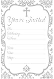 Religious Celebration Invitations - Fill In Style (20 Count) With Envelopes: Baptism - Christening - First Communion - Confirmation