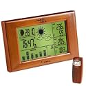 Lexibook MeteoClock Digital Weather Station with Traditional Wooden Frame