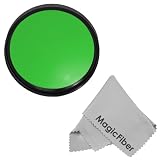58MM Goja Full Green Color Filter (for Camera Lens with 58MM Filter Thread) + Premium MagicFiber Microfiber Cleaning Cloth