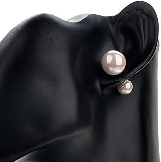 Nierstein Lureme Korean Fashion Sweetlovely Big And Small Pearl Dual Purpose Alloy Stud Earrrings
