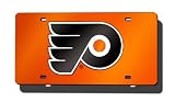 NHL Philadelphia Flyers License Plate Cover (Orange)
