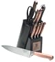 Sabatier Copper Balance 11-Piece Knife Set with Block