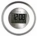 Sharp SPC355 Atomic Digital Wall Clock (Silver)