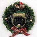 Pug (Fawn) Polynate Ornament