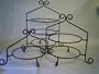 Wrought Iron Pie Stand/Rack Double Tier Hand Made