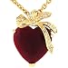 Beautiful Heart and Bow Crystal Adorned