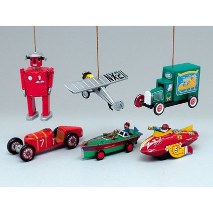 3″ Vintage Tin “North Pole Trucking Company” Christmas Ornament