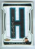 Gaby Sanchez Autograph 2009 Topps Finest Baseball Letter Patch Card "H" #161 & #/170 Signed / Miami Marlins
