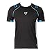 Jeansian Men's Sport Quick Dry Short Sleeve T-Shirt Tee LSL2003