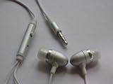 SNY Noise-Canceling Earphones with Microphone and Play/Stop Controller for Apple iPhone and iPhone 3G, Silver