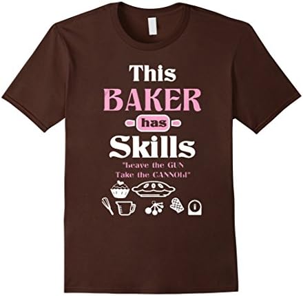 Men's Bakers Shirt - Baker Shirt Medium Brown