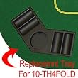 Set of 3 Corner Tray for TH4FOLD - Casino Supplies > Tables > Table Accessories