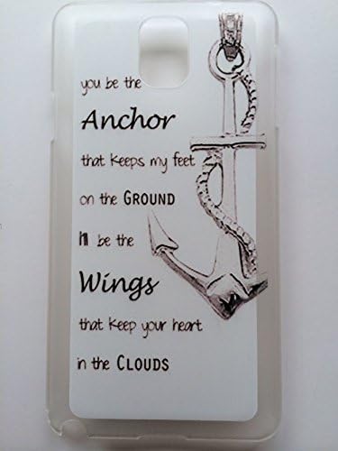 NANKY New Popular Funny Anchor Wings Hard Back Case Skin Cover for Note3 N9006 N9008