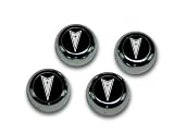 Pontiac Black Chrome ABS Snap Caps
