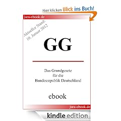 GG - Grundgesetz für die Bundesrepublik Deutschland - E-Book - Aktueller Stand: 10. Januar 2012