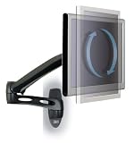 3M Monitor Arm, Wall Mount, MA210MB, 16.0 inches x 19.0 inches x 6.0 inches, Easy Adjust, Black