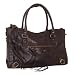 Over sized*Coffee*Le Dix Motorcycle Style*Handbag