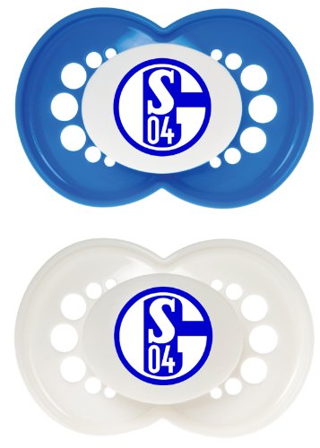 MAM 187710 - Original Schnuller, Football, Bundesliga: FC Schalke 04, 5-20 Monate, Silikon Preisvergleich