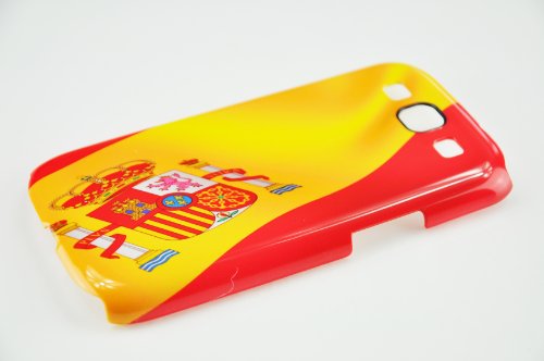 3D Samsung Galaxy S3 Spanien Spain Barcelona Fahne Flag Flagge Cover Case Hülle