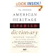 The Concise American Heritage Spanish Dictionary: Spanish/English - Ingles/Espanol (Spanish Edition)
