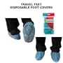 NEW PRODUCT - Travel Feet Disposable Foot Covers - The Perfect Protection Against Many Contaminants. (TSA-Approved)