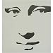 Mona Lisa or La Gioconda Silhouette Wall Sticker