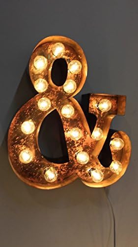 Ampersand light marquee