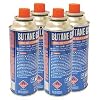 Pack of four gas canisters