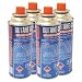 Pack of four gas canisters