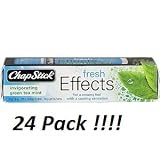 24 Pack-ChapStick Green Tea Mint (2 Cases)