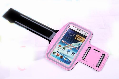 EkitMall Sports Running Jogging Gym Waterproof Armband Case Cover for Samsung Note 2 N7100 Note 3 N9000 (PINK)