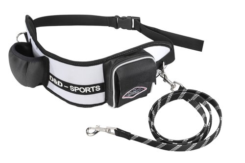 D & D Laisse Jogging Active Walker Blanche pour Petits Chiens Et Chiens Moyens D & D Laisse Jogging Active Walker Blanche pour Petits Chiens Et Chiens Moyens